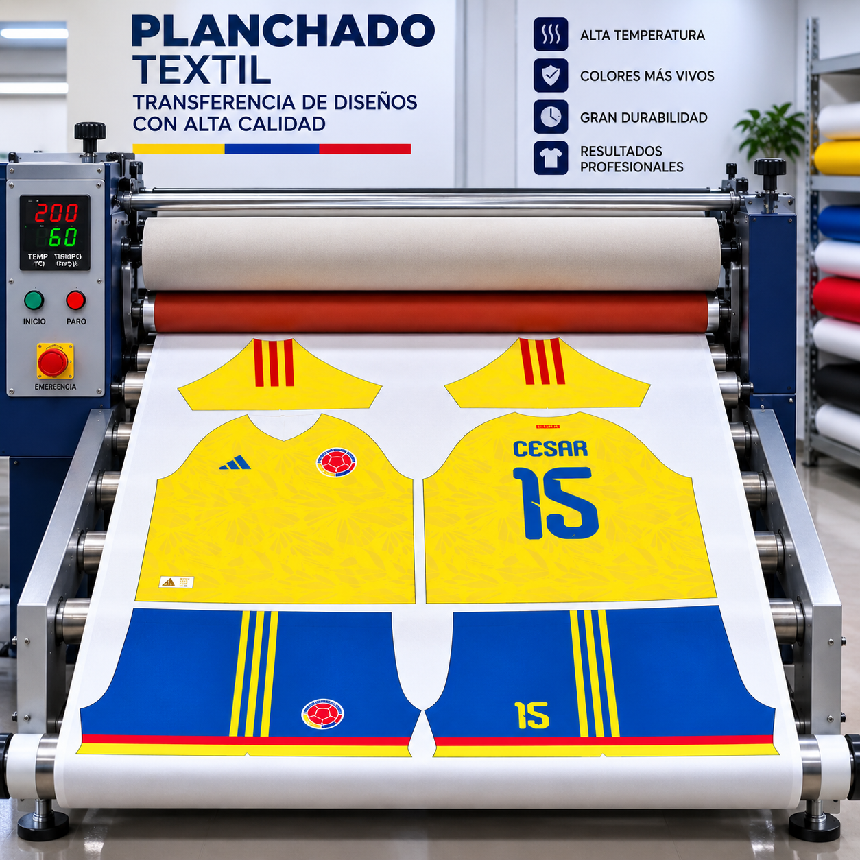 Planchado en Calandra